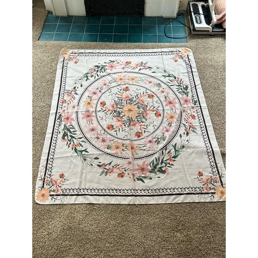 BOHO Floral Wall Tapestry  50 x 58